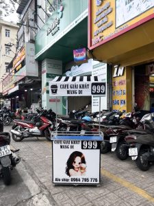 Xe cà phê giải khát mang đi 999